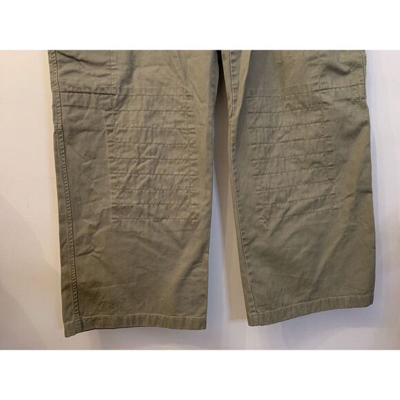 Adidas Cargo Pants Double Knee Men's XL Olive Loose Fit Wide Leg Skater Y2K 07' - Picture 6 of 16